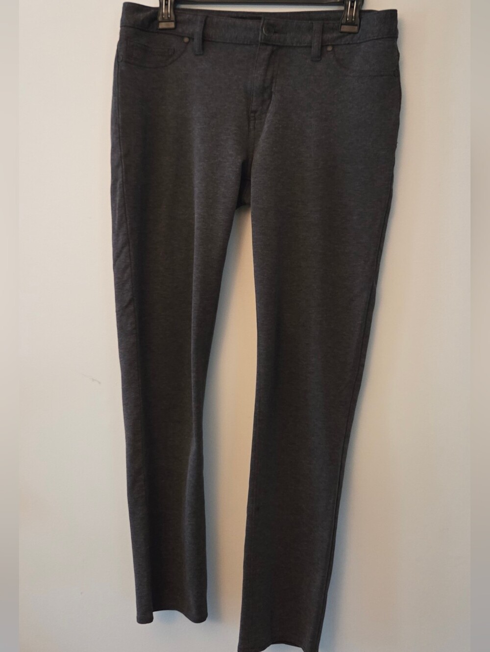 Calvin Klein Jeans Charcoal Gray Ponte Legging Pants Size 10